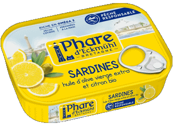 Phare d'Eckmühl Conserve Cibo 