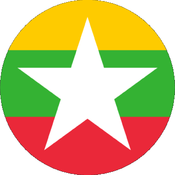 Diverso Birmania Asia Banderas 