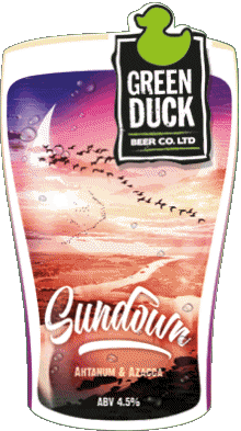 Sundown-Sundown Green Duck UK Bier Getränke 
