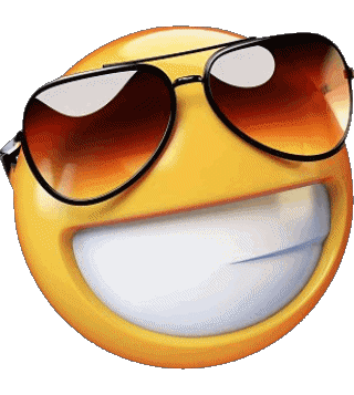 Lentes de sol Emoticonos Mensajes 