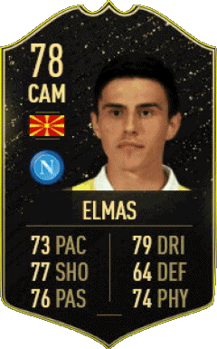 Eljif Elmas Macédoine F I F A - Joueurs Cartes Jeux Vidéo Multi Média 