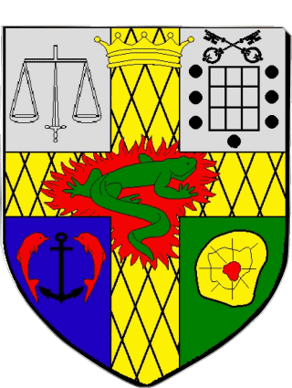 Wappen-Wappen SAINT LAURENT DU MARONI 973 Abteilungen - Städte Frankreich Fahnen 