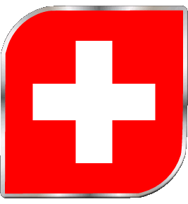 Square Swiss Europe Flags 