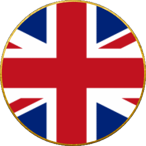 Round UK Europe Flags 