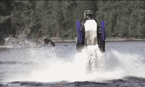 Fun - Win Motocicleta de nieve Transporte Humor - Fun 