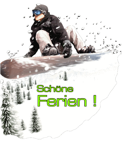 Serie 07 Schöne Ferien Winter German Messages 