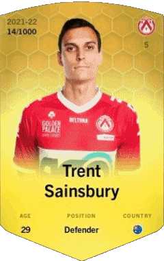 Trent Sainsbury Australie F I F A - Joueurs Cartes Jeux Vidéo Multi Média 
