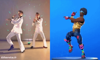 Disco fever-Disco fever Dance Duo Fortnite Videospiele Multimedia 