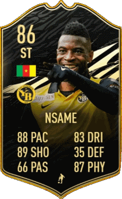 Jean-Pierre Nsame Cameroun F I F A - Joueurs Cartes Jeux Vidéo Multi Média 