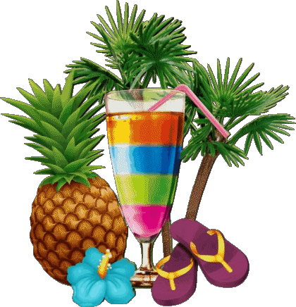 16 Fondo transparente Schöne Ferien Alemán Mensajes 