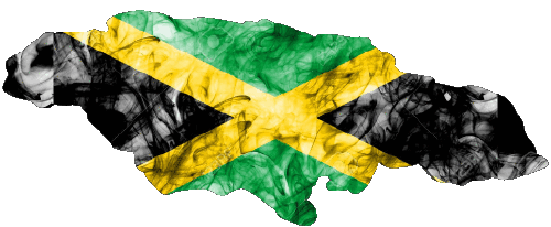 Carte Jamaïque Amériques Drapeaux 