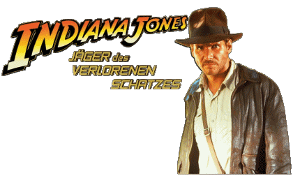 German Logo and the Raiders of the Ark Indiana Jones Movies International Multi Media 
