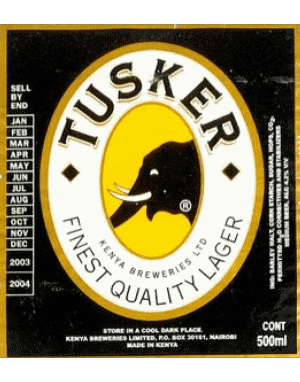 Tusker Kenia Bier Getränke 