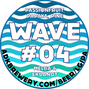 Wave #04-Wave #04 Adirondack USA Cervezas Bebidas 