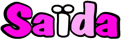 Saïda S FEMININE - Maghreb Muslim First Names 