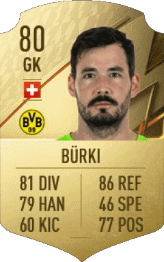 Roman Bürki Suiza F I F A - Jugadores  cartas Vídeo Juegos Multimedia 