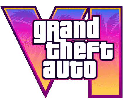 GTA 6 Logo Grand Theft Auto Jeux Vidéo Multi Média 