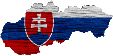 Map Slovakia Europe Flags 