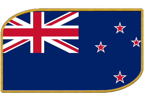 Rettangolo Nuova Zelanda Oceania Bandiere 