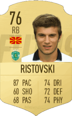 Stefan Ristovski Mazedonien F I F A - Karten Spieler Videospiele Multimedia 