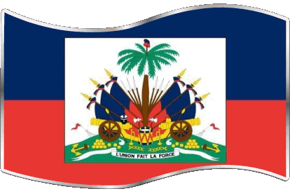 Rectangle Haïti Amériques Drapeaux 