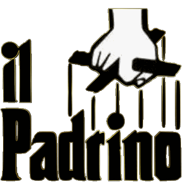 Logotipo Italiano El Padrino Películas Internacional Multimedia 