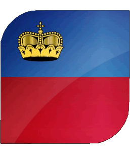 Carré Liechtenstein Europe Drapeaux 