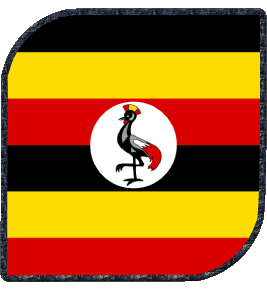 Platz Uganda Afrika Fahnen 