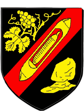 Blazon-Blazon LA CROIX ROUSSE 69 Departments - Cities France Flags 