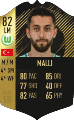 Yunus Malli Turchia F I F A - Giocatori carte Videogiochi Multimedia 