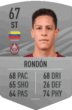 Mario Rondón Venezuela F I F A - Karten Spieler Videospiele Multimedia 