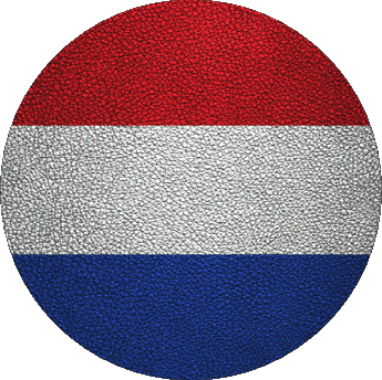 Runde Niederlande Europa Fahnen 