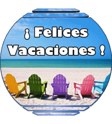 02 Transparent Background Felices Vacaciones Spanish Messages 