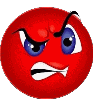 Zorn Emoticons Nachrichten 