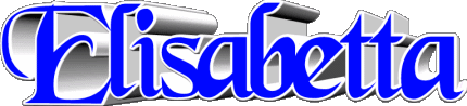 Elisabetta E WEIBLICH - Italien Vorname 