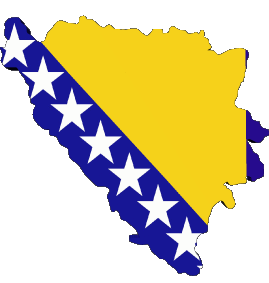 Divers Bosnie Herzegovine Europe Drapeaux 