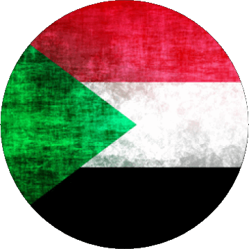 Tondo Sudan Africa Bandiere 