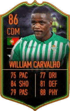 William Silva de Carvalho Portogallo F I F A - Giocatori carte Videogiochi Multimedia 