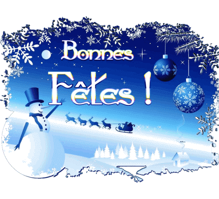 Serie 19 Bonnes Fêtes (Noël) Francese Messagi 