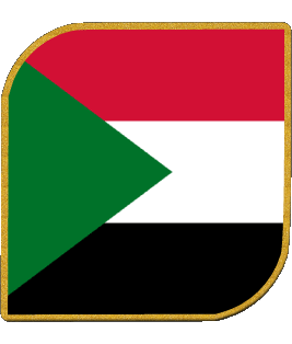Carré Soudan Afrique Drapeaux 