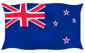 Ondulation Nouvelle-Zélande Océanie Drapeaux 