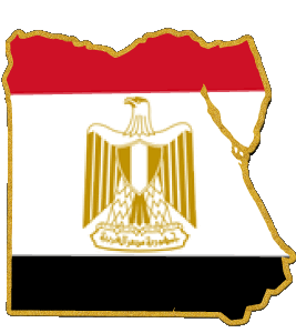 Map Egypt Africa Flags 