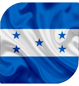 Carré Honduras Amériques Drapeaux 