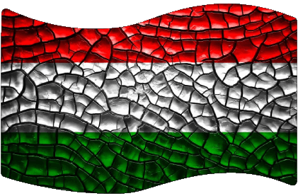 Rettangolo Ungheria Europa Bandiere 