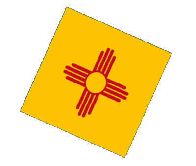 Sphere - Cube New Mexico U.S.A - States America Flags 