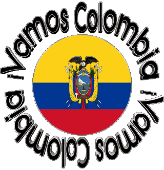 Bandera Vamos Colombia Spanish Messages 