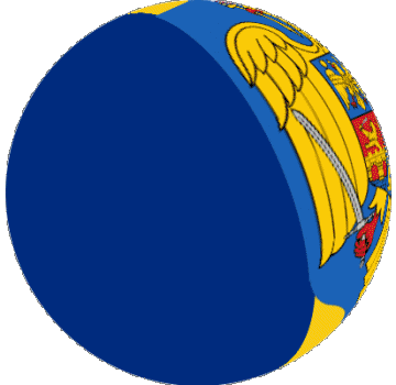 Esfera - Cubo Rumania Europa Banderas 