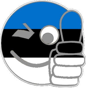 Smiley - OK Estonia Europa Banderas 