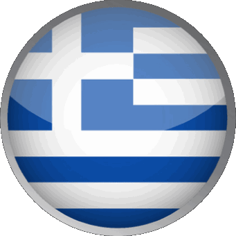 Tondo Grecia Europa Bandiere 