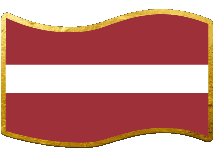 Rectangle Lettonie Europe Drapeaux 